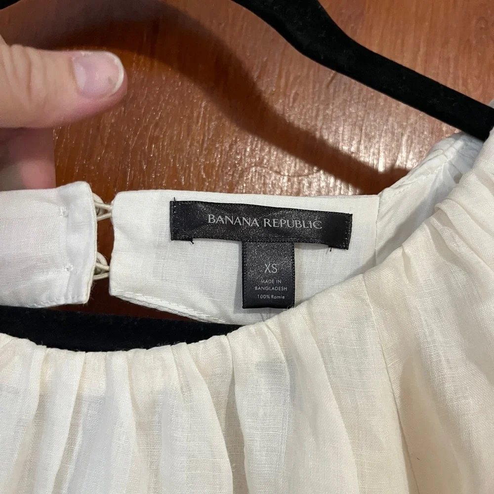 Banana Republic Cream Women’s Dress Size XS NEW WITH TAGS - Picture 3 of 7